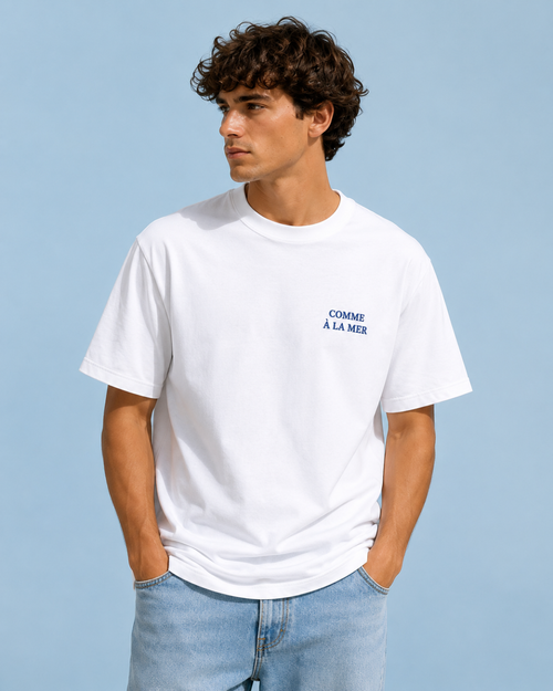 t-shirt mode homme comme à la mer studio