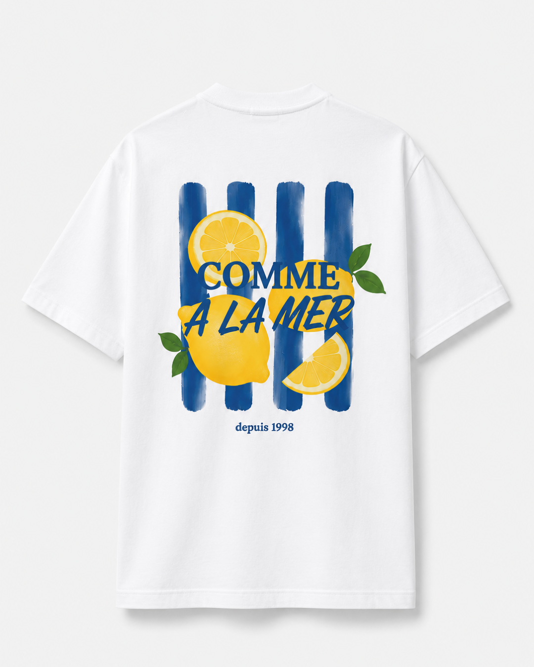 t-shirt mode homme citron dos studio