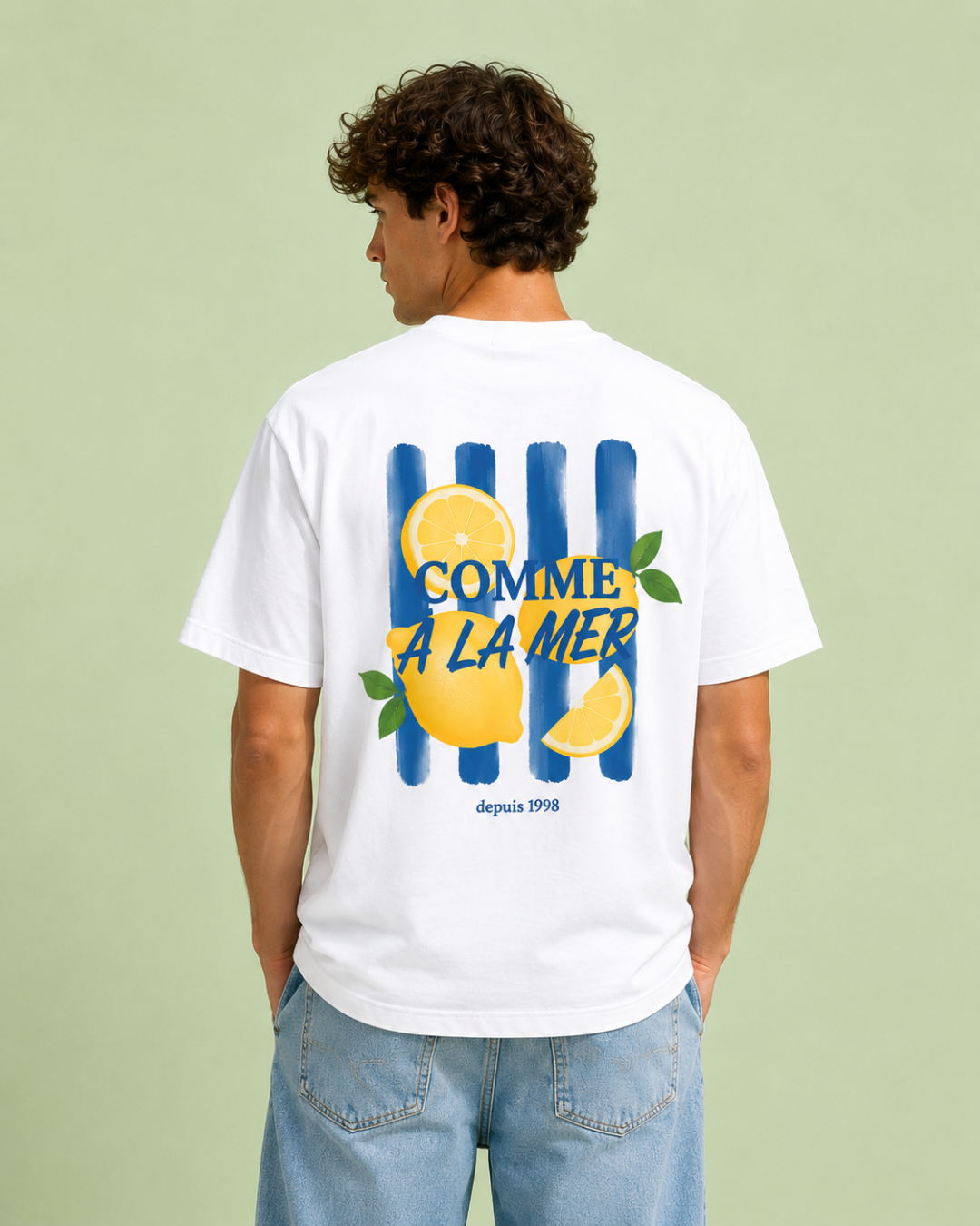 t-shirt mode homme comme à la mer studio